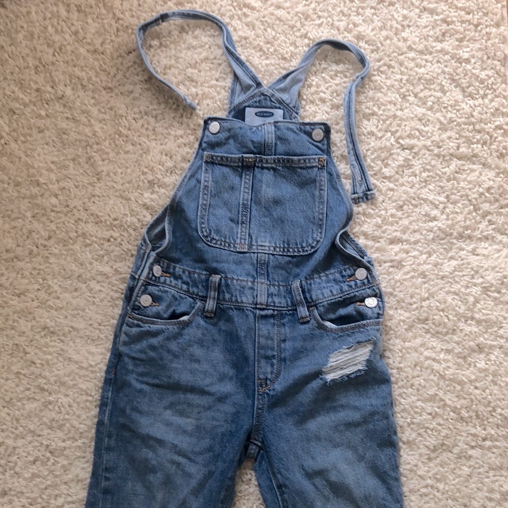 Girls Denim Overalls
